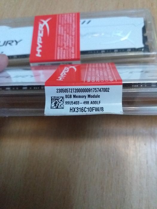 Оперативная память HyperX Fury ddr3 8gb