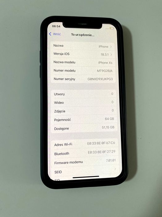 Smartfon Apple iPhone XS 64GB
