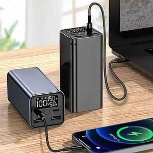 Повербанк 100W 30000 мАч  зарядний пристрій 5A ViaKing LapTop