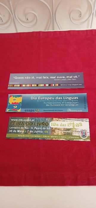 Marcadores de livros, novos