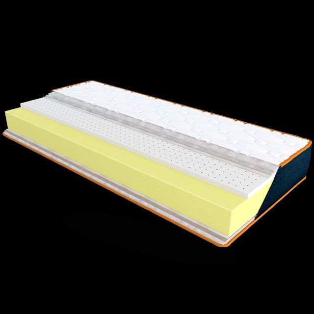 Матрас  90×200 см  матрац односпальний  ортопедичний Denim NAVY