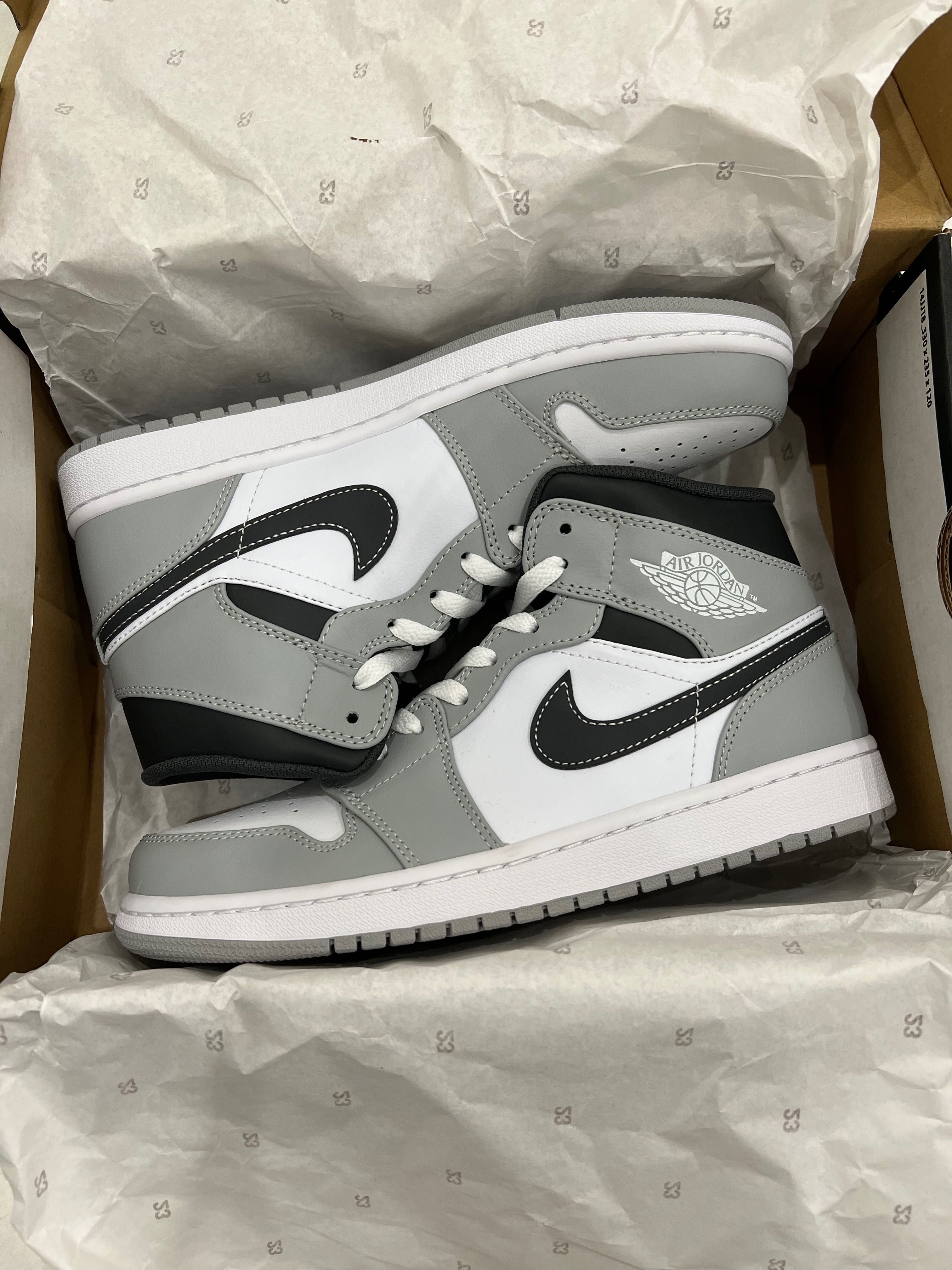 Nike Air Jordan 1 Mid Light Smoke Grey 42 8.5 US 4 990 Olx