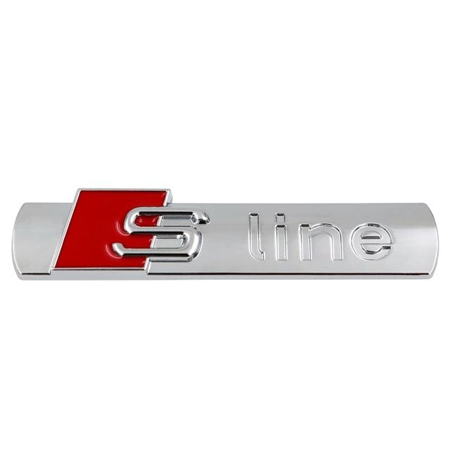 Conjunto de 3 emblemas Audi Sline