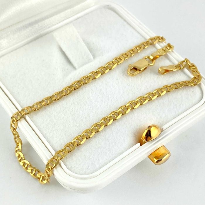 ZŁOTA bransoletka GUCCI pełna 2,7 mm PRÓBA 585 (14K) długość 18,5 cm