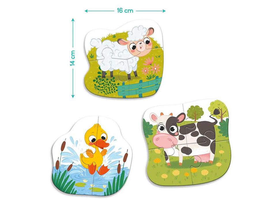 Мегапазли Сільські тварини Dodo 300393,пазлы животные DODO 300393