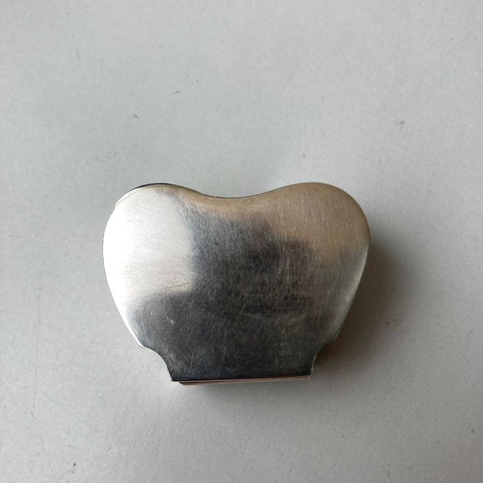 Caixa de Rapé antiga em Prata e Ambar Século XVII-XIX