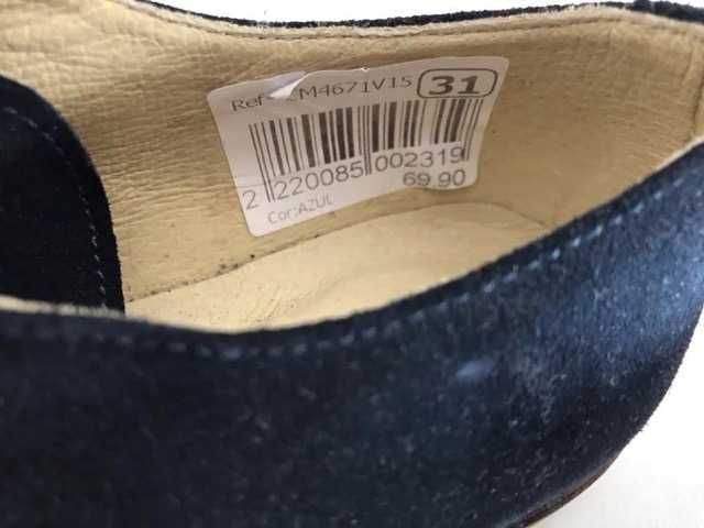 Novo - Sapatos 100% pele - Tam 33