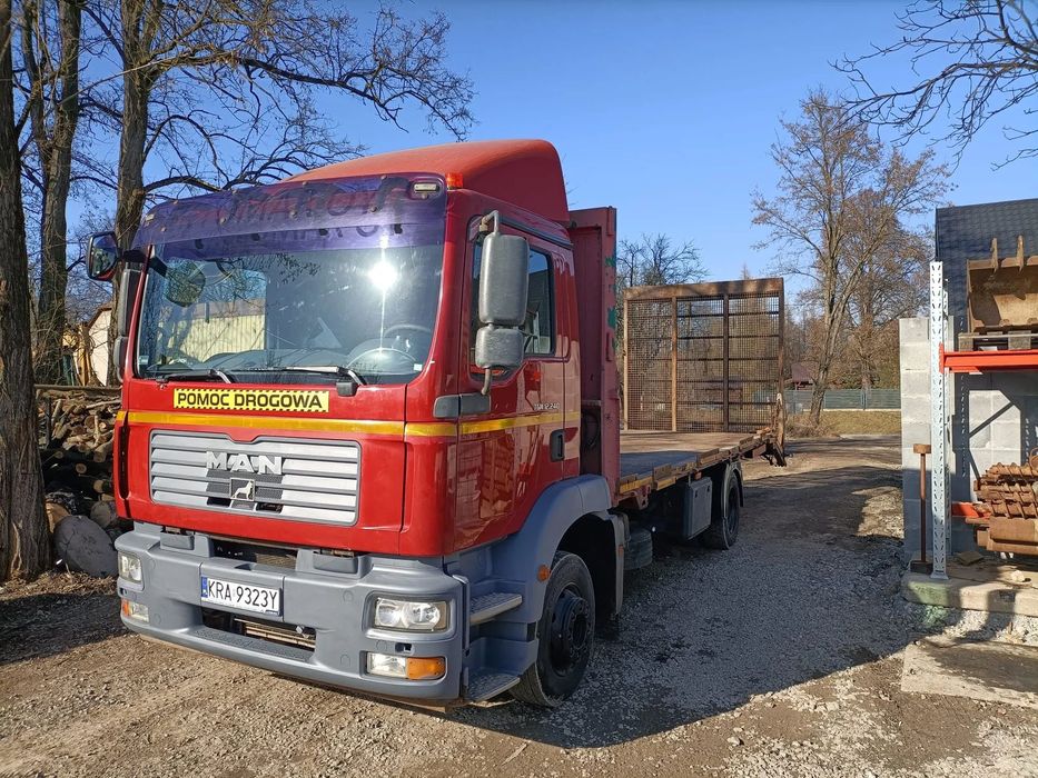 MAN TGM 18.240  MAN TGM 15.240 EURO 5 Pomoc Drogowa / Laweta 7,5 m / Gotowy do pracy