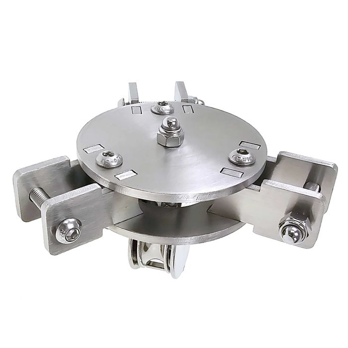 Trójnóg grill - górne mocowanie do trójnogu bloczek do rur lub profili