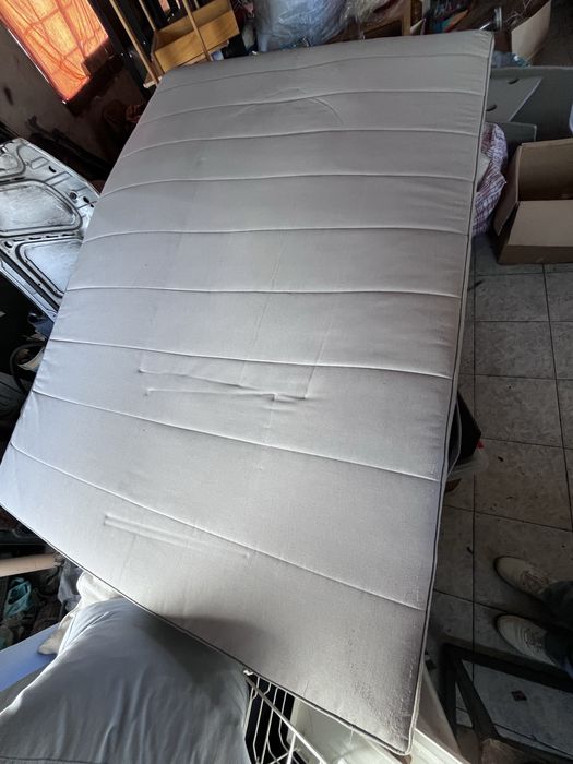 Colchão Cama Casal Cinzento