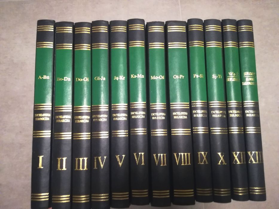 Encyklopedia biologiczna wszystkie tomy oprócz XI