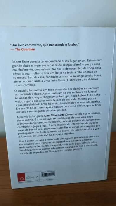 Robert Enke "Uma vida curta demais” NOVO