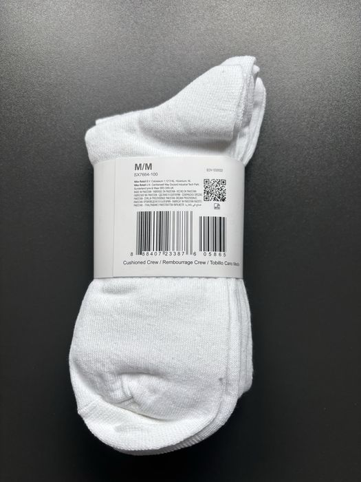 Skarpetki białe Nike 38-42