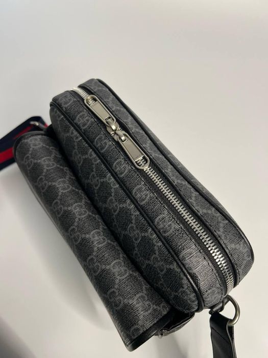 Чоловіча сумка Gucci з натуральної шкіри. Сумка гуччи мужская кожаная