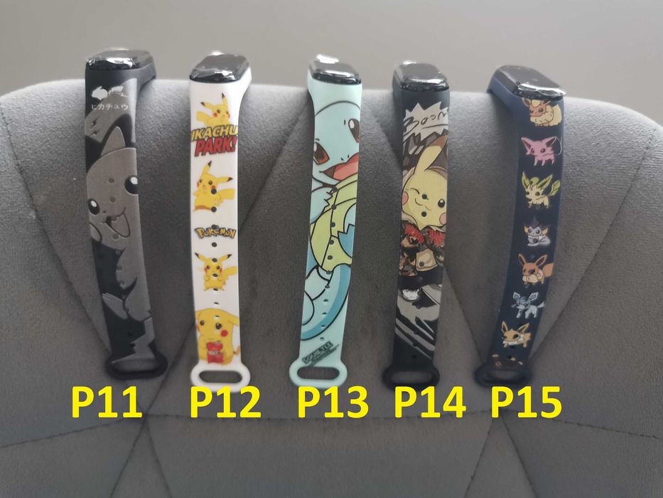 Zegarek Pokemon 20 wzorów LED Pikachu BAND + GRATIS ETUI