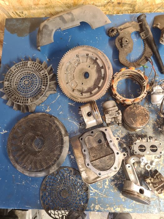 Gaznik alternator kruciec wiatrak czesci briggs and Stratton