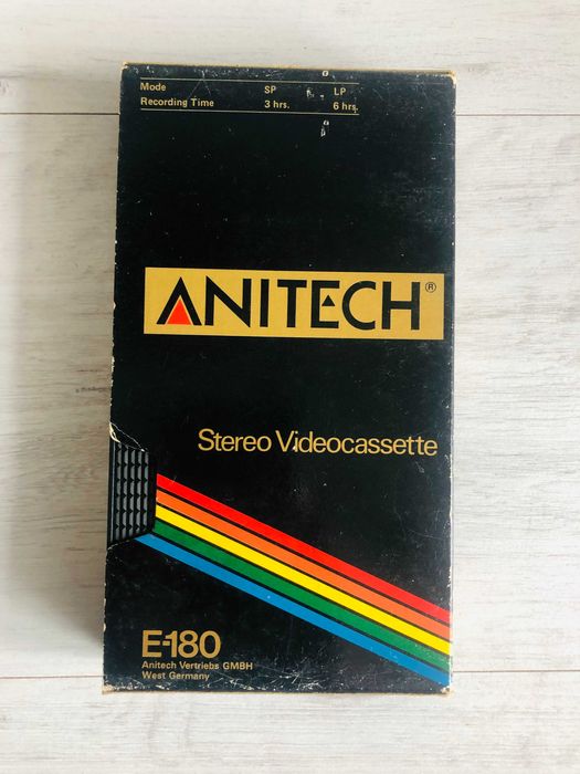 Kaseta video VHS ANITECH 180 min PRL