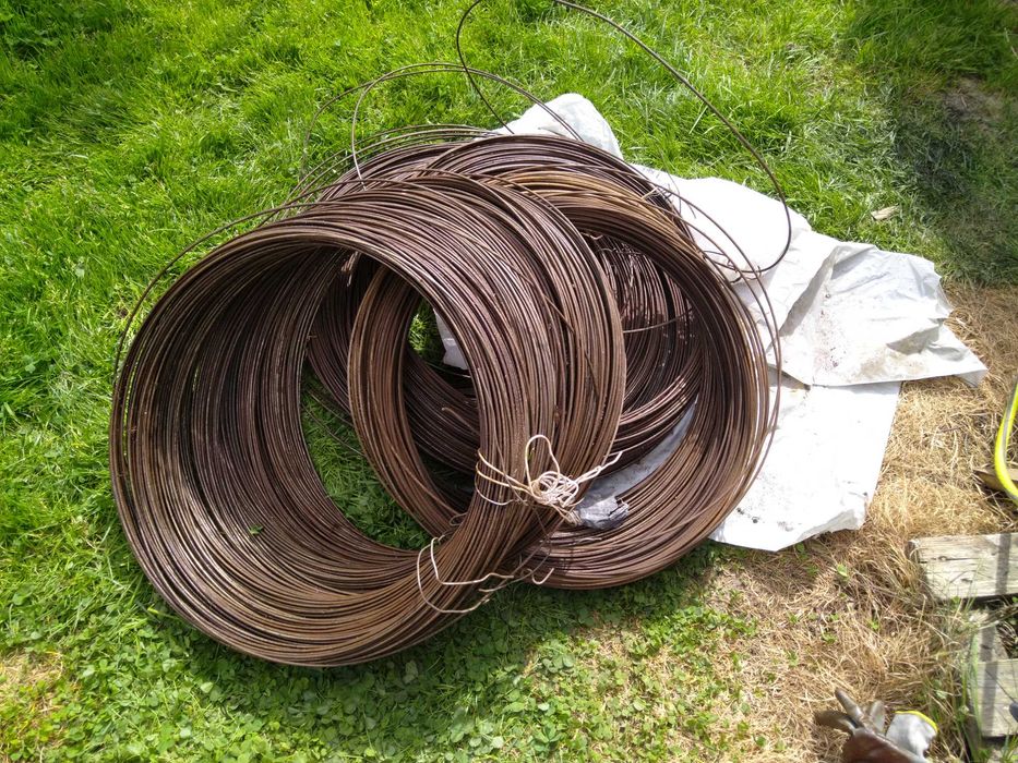 Drut stalowy 4mm twardy