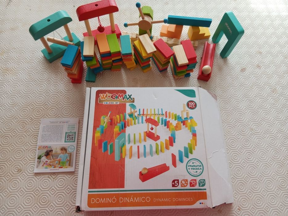 Jogo WooMax: Dominó Dinâmico para criança > 5 anos