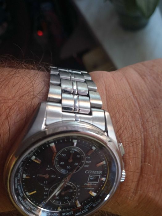 Citizen AT8130-56E H800 Eco-Drive Radio Controlled Titanium + pudełko