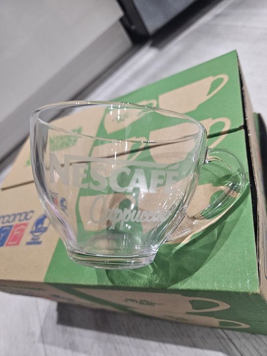 2 zestawy filiżanek Arcoroc Nescafe