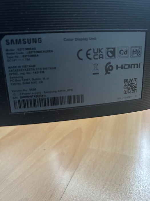 Monitor Samsung 27, C360