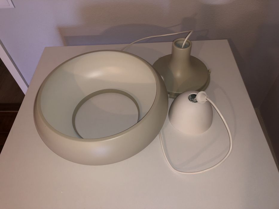 Candeeiro de teto suspeso, Ikea bege 38cm