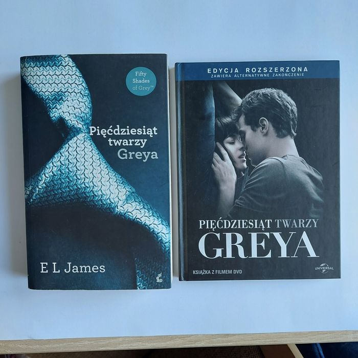 50 Twarzy Greya Alternatywne Zakonczenie ZESTAW Książka 50 Twarzy Greya + film na DVD Włocławek • OLX.pl