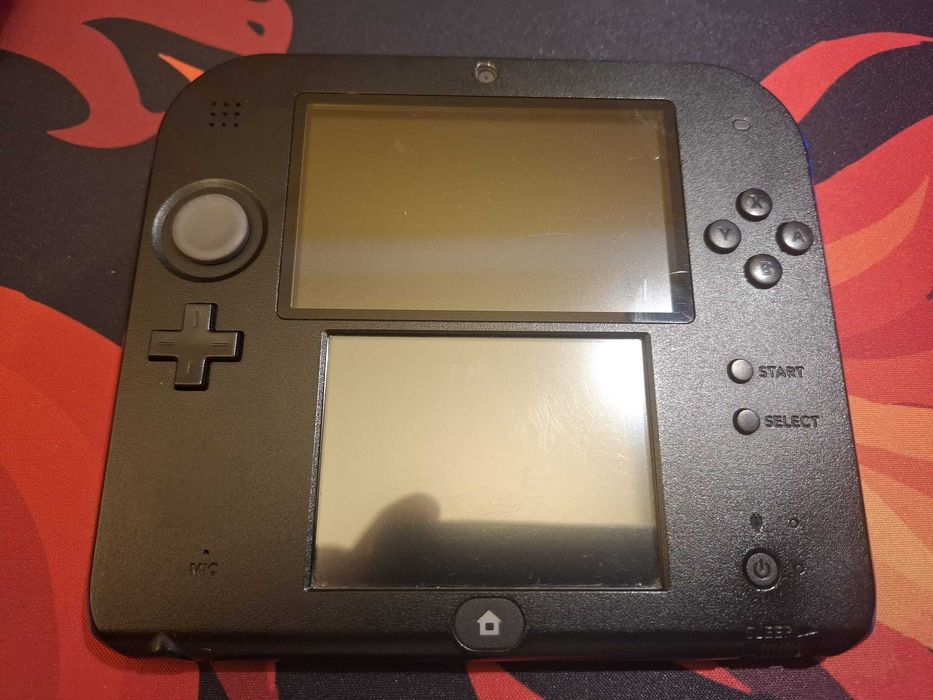 nintendo 2ds mariokart 7 com caixa, encartes e jogo de origem
