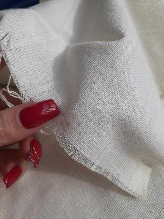 100% лен! неотбеленный отрез льняной фактурной дорожки модная ткань