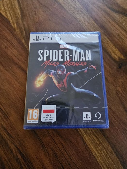 Oryginalna gra PS5 Spider-Man Miles Morales nowa zafoliowana