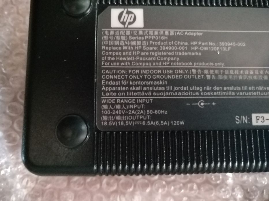 Carregador original ref.PPP016H para HP, Compaq