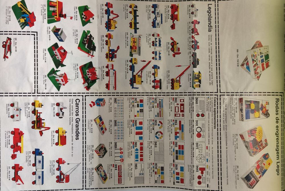 Catálogo LEGO - Colecção 1971