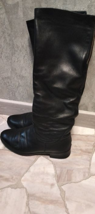 Шкіряні чоботи сапоги