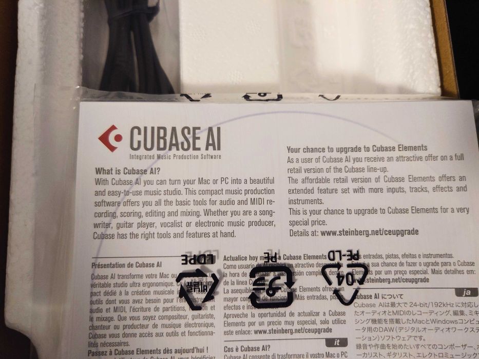 Mikrofon pojemnościowy Yamaha AG01 White USB + Cubase Nowy