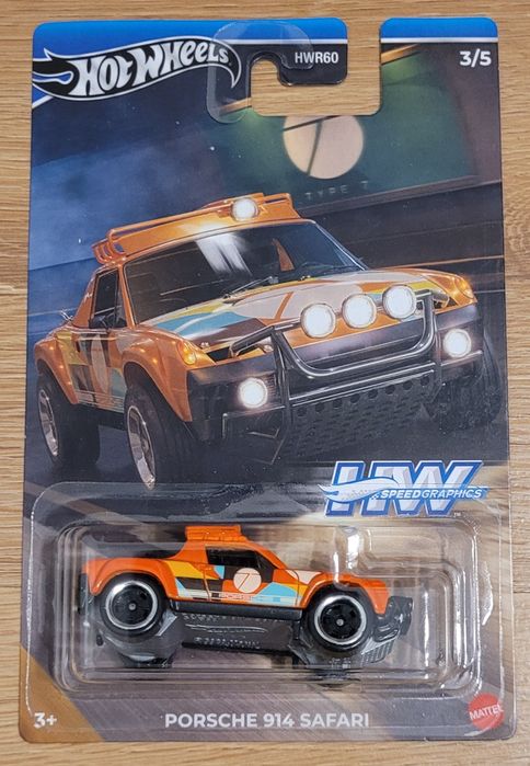 Porsche 914 Safari pomarańczowy Hot Wheels