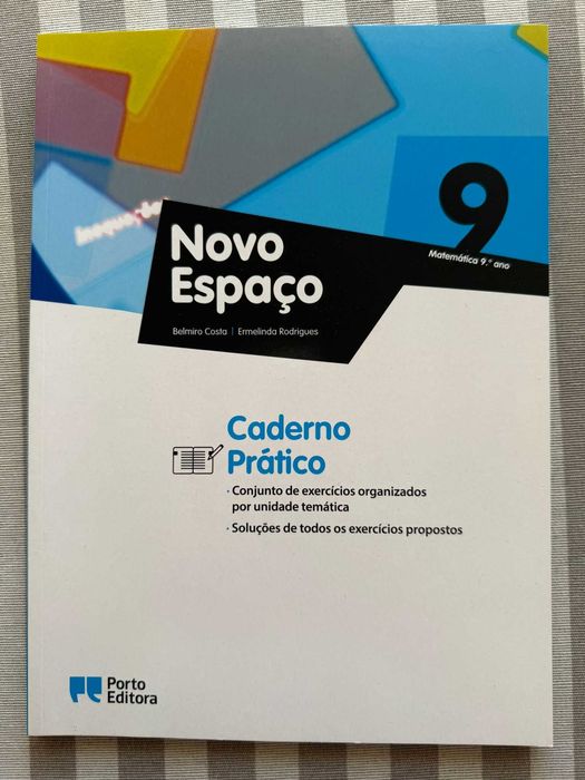 [NOVO] Caderno Atividades Matemática "Novo Espaço" 9ºano