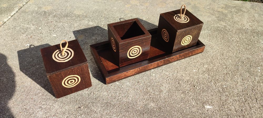 Conjunto das 3 caixas japonesas dos 3 desejos