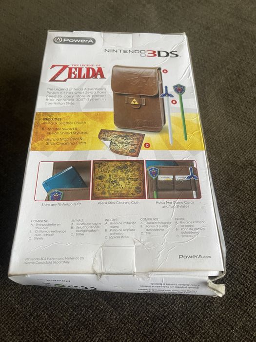 Bolsa Oficial de Pele Nintendo 3DS - Zelda (NOVA)
