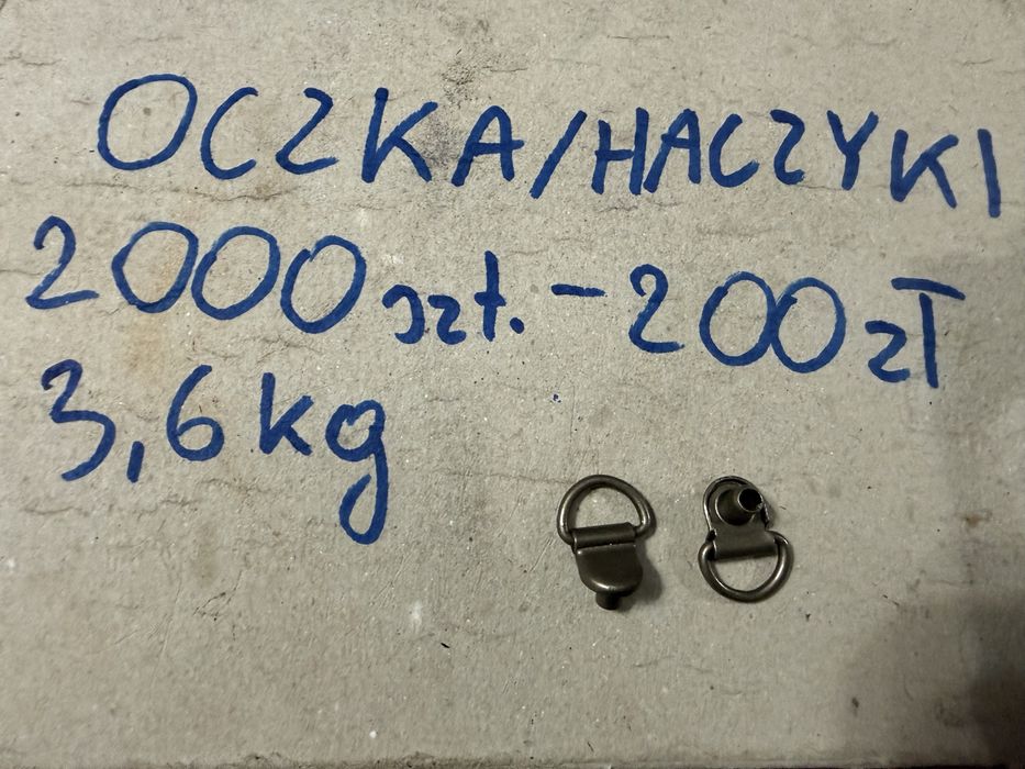 Oczka, zamki, klamry do butów