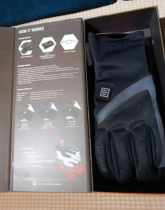 BIOS by snowlife szwajcarskie rękawice podgrzewane