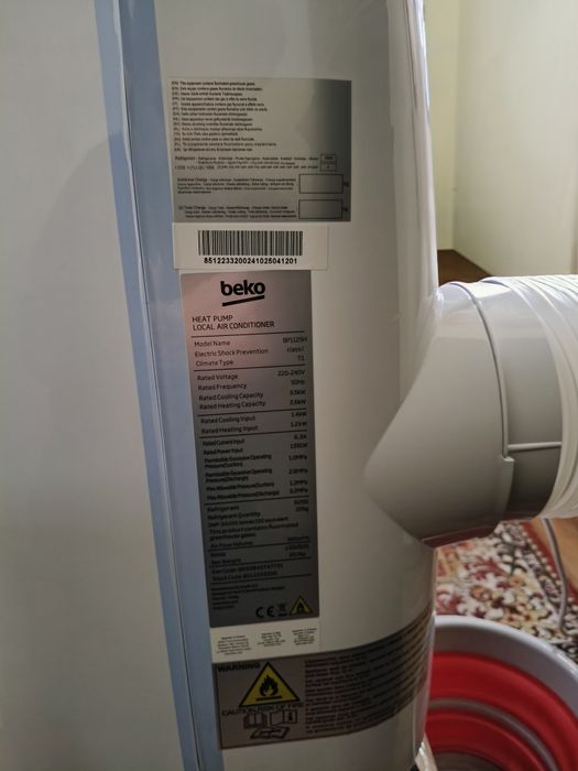 Ar condicionado portátil Beko 12000 BTU como novo