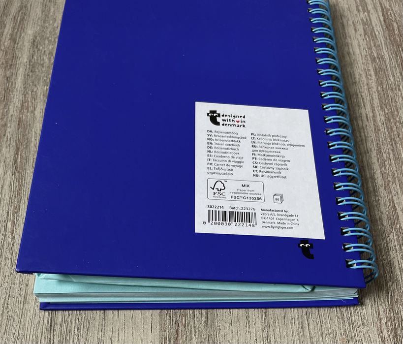 Caderno de viagem (Tiger)