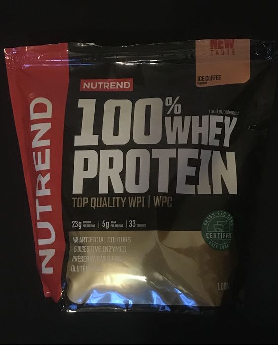 Протеін Nutrend 100% Whey Protein 1000 г (кава з льодом)