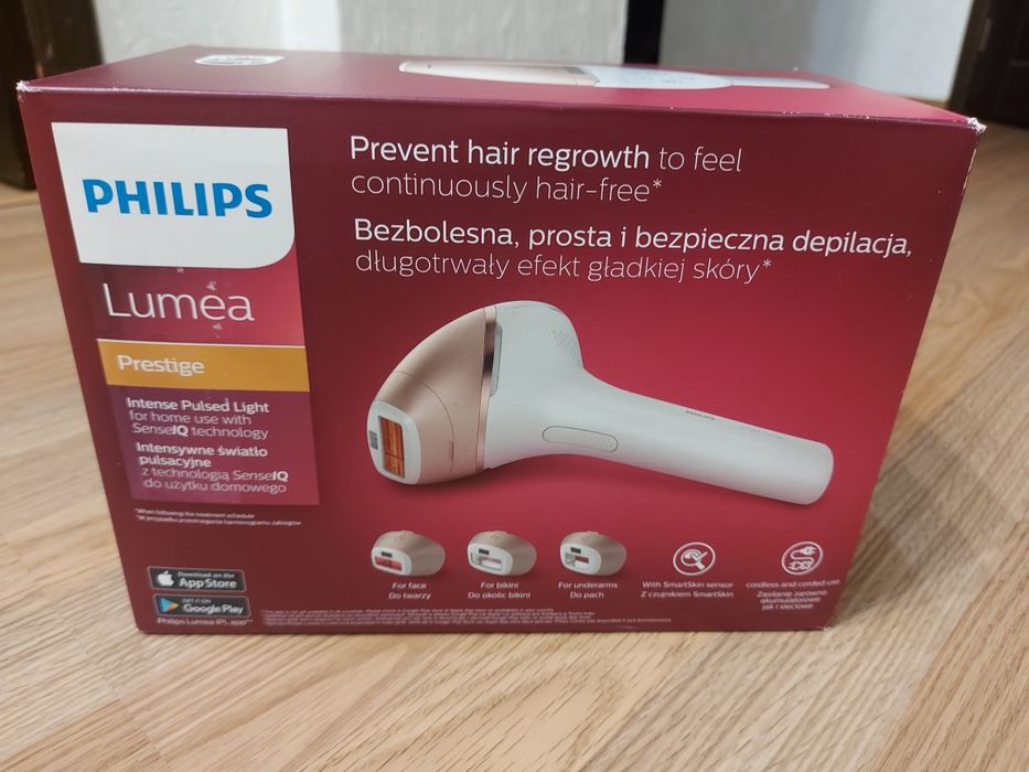 Фотоепілятор Philips Lumea Prestige BRI956 (4 насадки, SenseIQ)