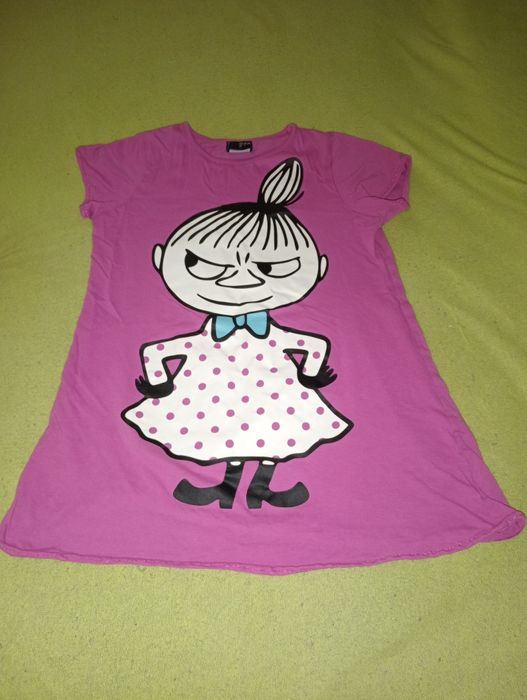 Piżama koszula nocna Muminki Mała Mi różowa, rozm. 98, 2-3 lata