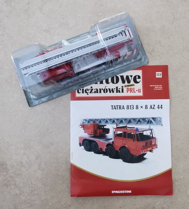 Tatra  813  8x8 AZ 44 straż pożarna Deagostini w skali 1 :43
