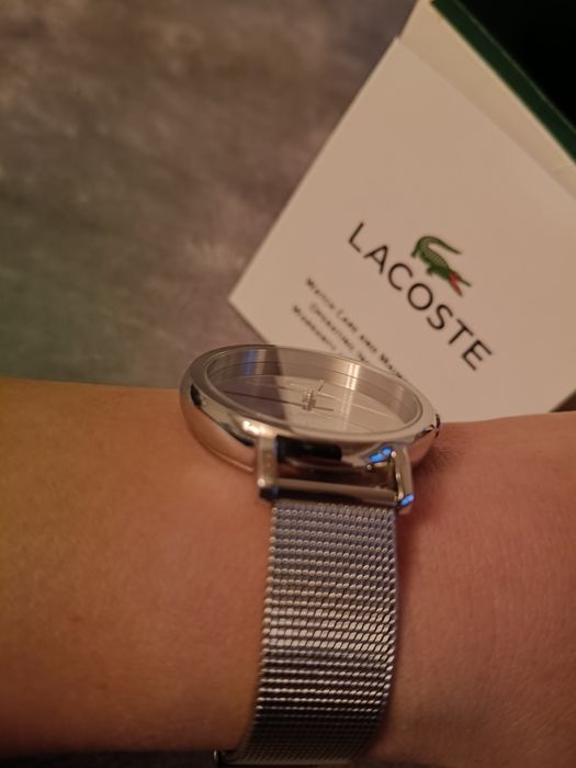 Elegancki damski zegarek Lacoste