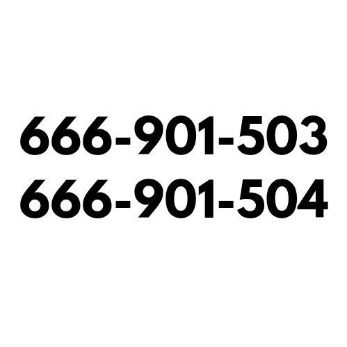 666_901_50X Złoty Numer Prosty Para Zakochani Mąż i Żona Starter T-Mobile !