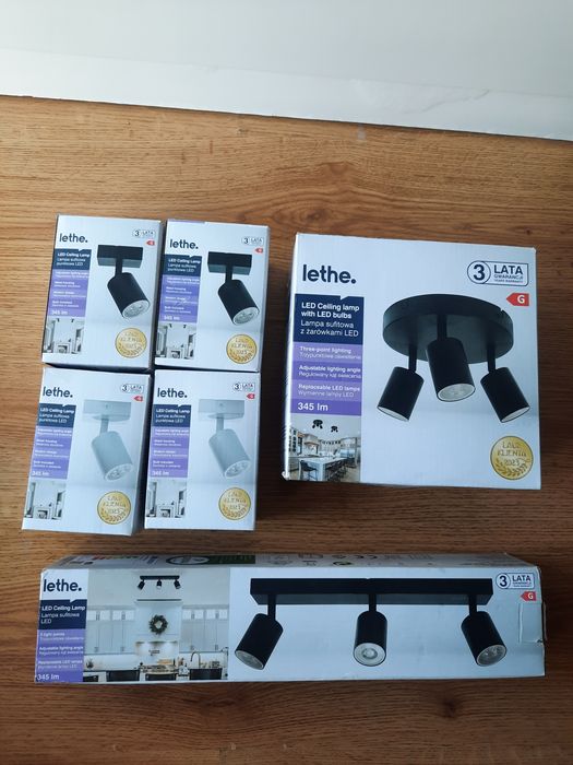 Lampa sufitowa z żarowkami Led